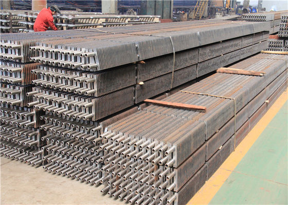 SS Atau CS Boiler Fin Tube / Heat Exchanger Finned Tube Solid Type Untuk Cooler Dryer
