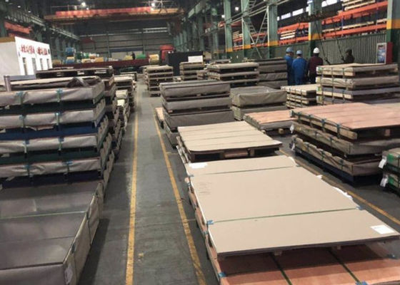 Logam Datar Ss304 Plat Stainless Steel Hot Rolled No 1 Finish Dekoratif