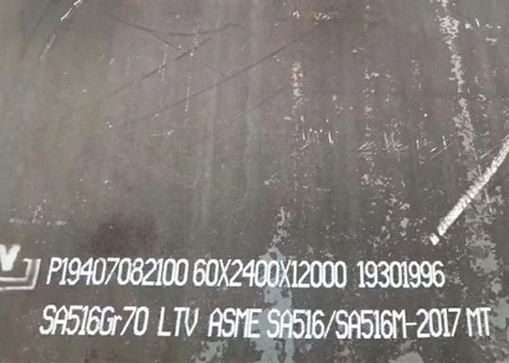 Tekanan Boiler Kustom Cs Pelat Baja Karbon Lembar Kapal ASTM A516GR 70