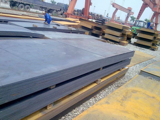 Pelat Lembaran Logam Baja Paduan Boiler Q235 Q345 B C D E AISI ASTM Standar