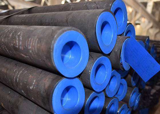Lukisan Hitam Baja Paduan Tabung Boiler Mulus Tahan Korosi