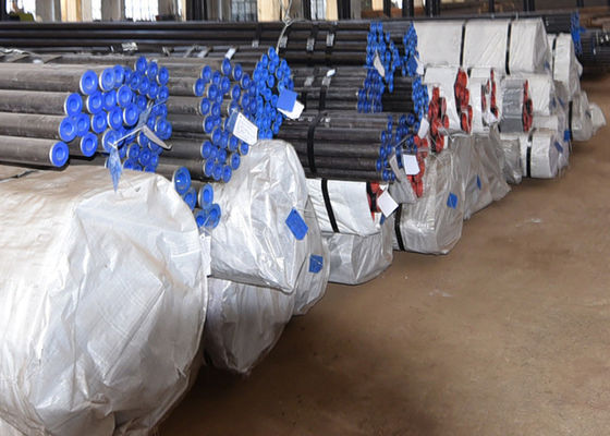 ASTM A210 Power Station 0.8mm Cs Seamless Pipe dengan Ketebalan Dinding 0.8-15mm