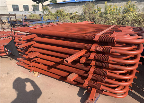 Carbon Steel Titanium Spiral Finned Tube Coil Untuk Economizer Boiler