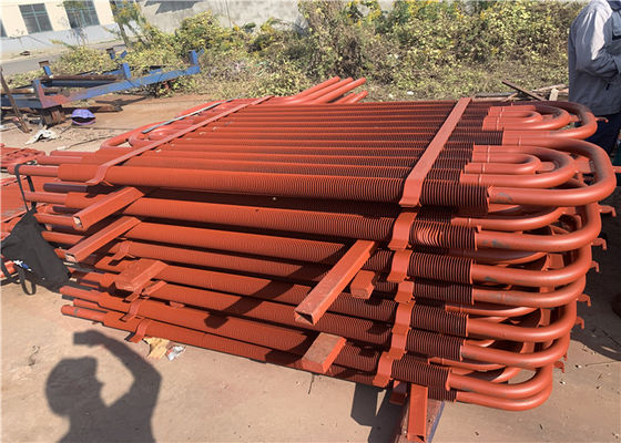 Carbon Steel Titanium Spiral Finned Tube Coil Untuk Economizer Boiler
