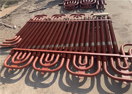 Carbon Steel Titanium Spiral Finned Tube Coil Untuk Economizer Boiler
