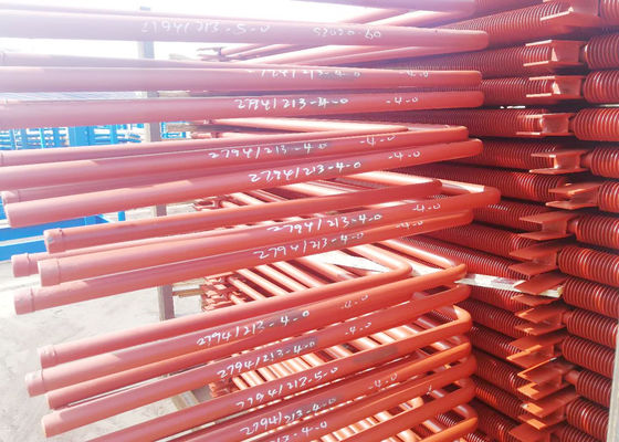 Frekuensi Tinggi Dilas 430mm Lebar Tabung Spiral Fin