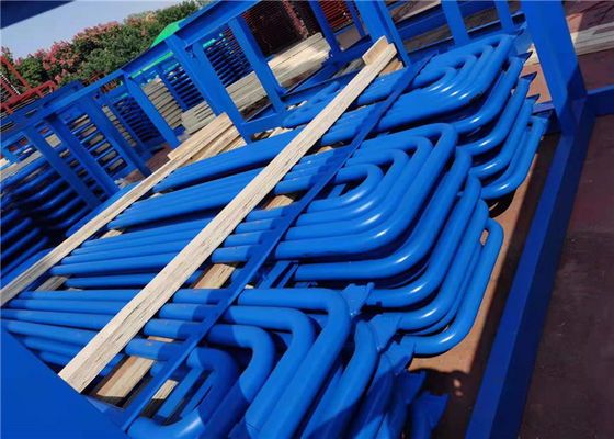 EN3834 1500mm Batubara Berbahan Bakar Boiler Serpentine Tube Stainless Steel