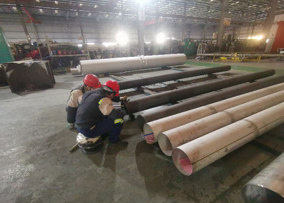 405mm ERW Acar Stainless Steel Welded Tubes untuk Superheater