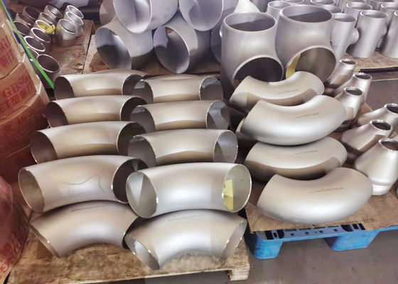 SUS304 Butt Weld Fittings Sch10 90 Derajat Siku Stainless Steel