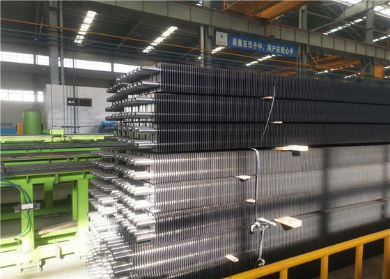 SGS Welded Seamless Longitudinal H Fin Tube paduan non ferrous