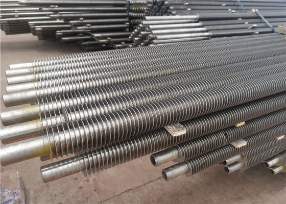 TUV 316L Staggered Finned Stainless Steel Tubing Flue Gas Resistance