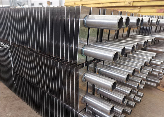 H Type Boiler Serrated Extruded Fin Tube Akumulasi Debu Rendah Untuk Penukar Panas