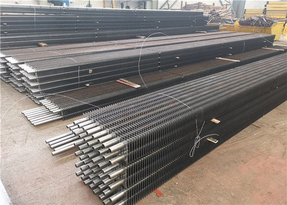H Type Boiler Serrated Extruded Fin Tube Akumulasi Debu Rendah Untuk Penukar Panas