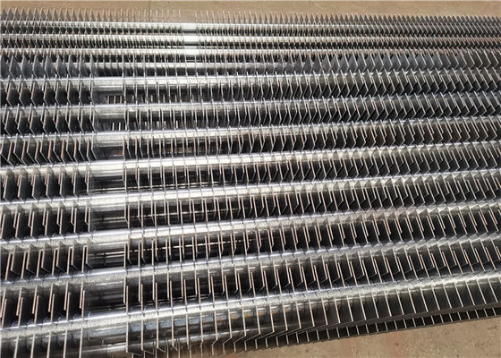H Type Boiler Serrated Extruded Fin Tube Akumulasi Debu Rendah Untuk Penukar Panas