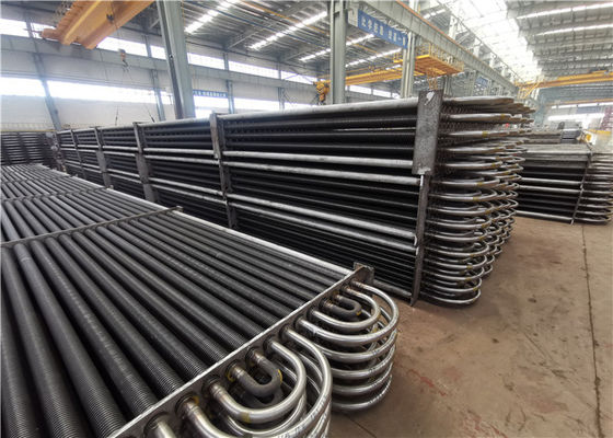 ASME 316L Stainless Steel Staggered Spiral Finned Tubing Untuk Penukar Panas