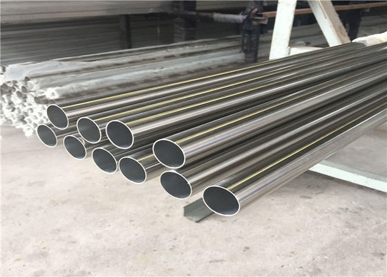 904L 6.00mm Tabung Stainless Mulus Untuk Penukar Panas