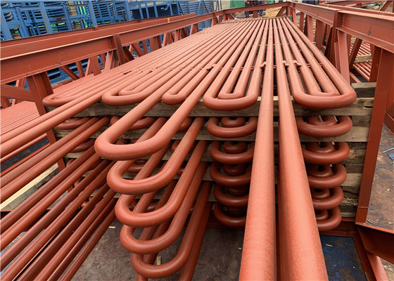Uap Superheater CFB Boiler Pipa Serpentine Untuk Baja Karbon
