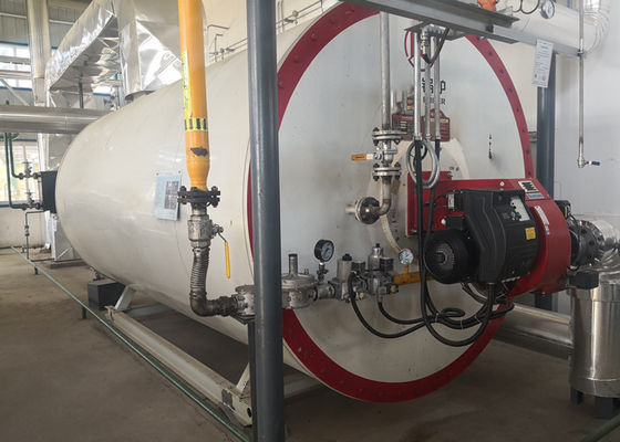 0,7MW Ketel Uap Bahan Bakar Diesel Organik Dengan Tingkat Keamanan Tinggi