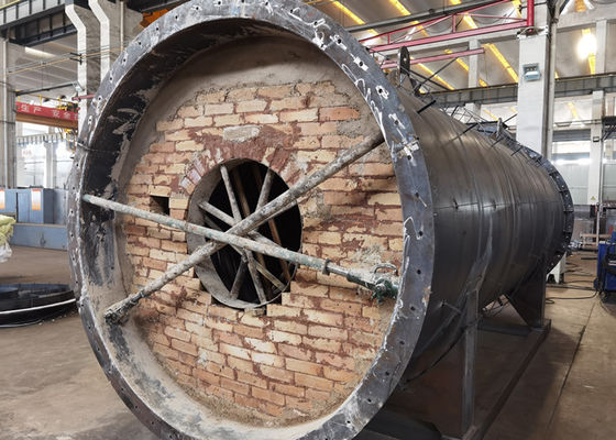 1.25MPA ASME Vertical Gas Fired Combi Boiler Pengaturan Tabung Pengencangan