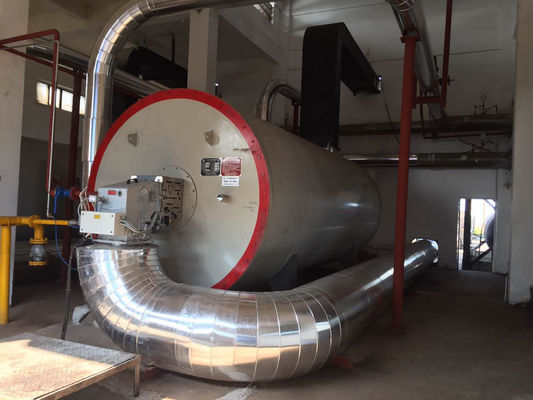 Gas Fired LPG Uap Panas Konduksi Minyak Boiler pemanfaatan panas tinggi