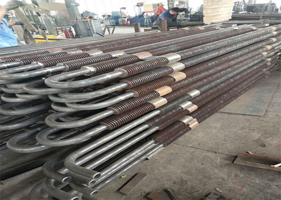 Penukar Panas Tabung Sirip Stainless Steel untuk Boiler Pemanas Air Tabung Bersirip Laser Dilas