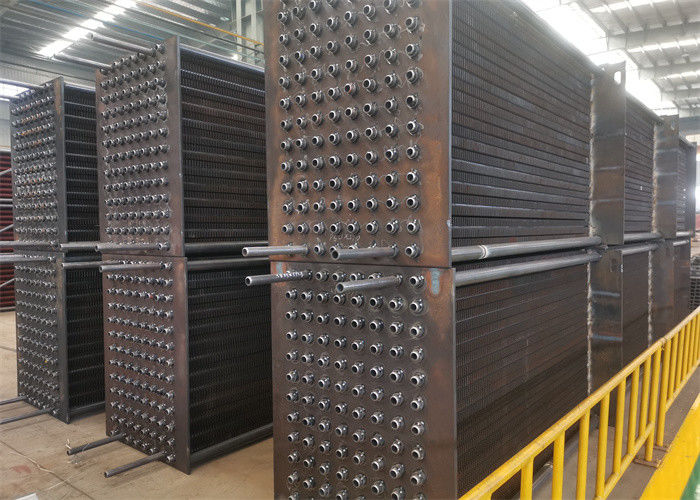 Seamless H Type Boiler Fin Tube Bank Pertukaran Panas Radiator Economizer