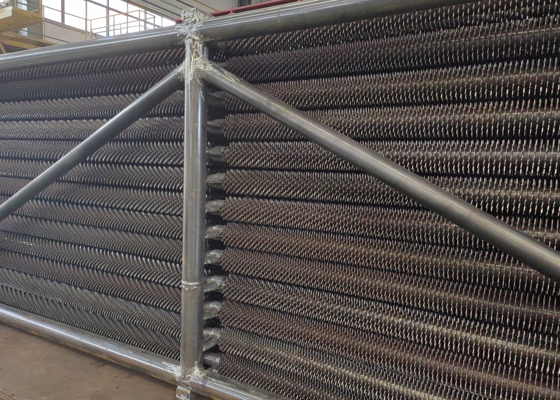 Tabung spiral fin boiler baja karbon untuk transfer panas dari bagian tekanan boiler