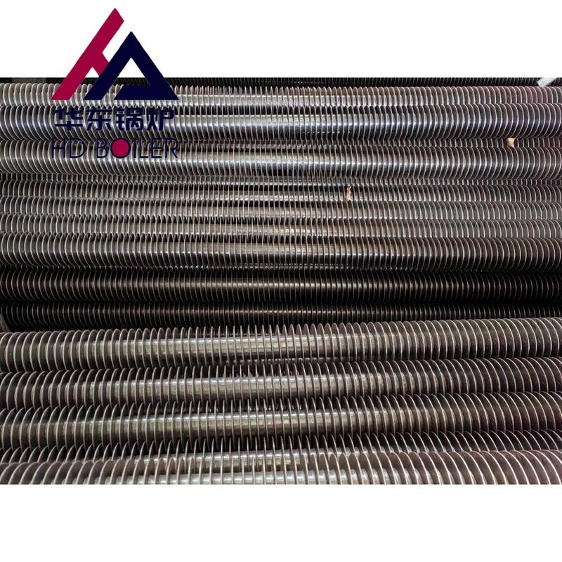 Pipa Sirip Spiral Boiler Kustom Baja Tahan Karat Baja Karbon untuk Suku Cadang Tekanan Boiler